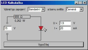 Obr. 6 - Použití kalkulačky od Michala